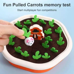Memory puzzle Toys Interesting Pulling Radish toys Vegetable Memory Game Farm Pull Radish Game Parent-child Interaction ToysC250211