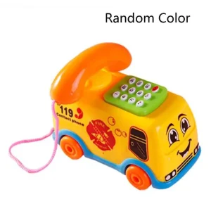 Children Lifelike Telephone Educational Set Toys for Over 1 Year Old Kids Keyboard Set Improve Intelligence Toys Random ColorC250211