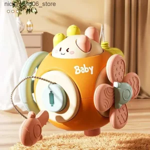 Baby Toy Infant Puzzle Early Education Toys Multifunctional Busy Ball for Montessori Baby Training Busy Hand Grasping Ball Baby Busy Ball L240910